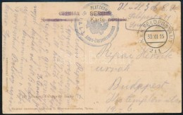 1915 I. Világháborús Tábori LevelezÅ‘lap ,,PLATZKOMMANDO DES K.U.K. 3.... - Other & Unclassified