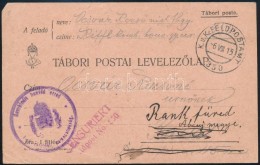 1915 I. Világháborús Tábori Postai LevelezÅ‘lap Cenzúrával... - Other & Unclassified
