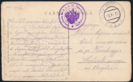 1915 Tábori Posta Képeslap 'Kommando Der K.u.k. 37. Eisenbahnkompagnie' + 'EP CHOLM' - Autres & Non Classés