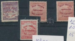 ** 1917 Margitsziget 4 Db Nyomáshibás Bélyeg - Other & Unclassified