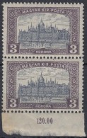 ** 1916 Parlament 3K Pár Eltolódott Középrésszel - Other & Unclassified