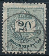 O 1881 20kr Sok Karccal, Koszorú Javítással - Other & Unclassified