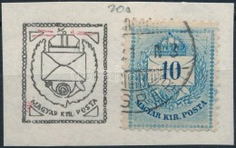 O 1881 20kr, A Koszorú Alatt Többszörös Karcok / Mi 25 With Plate Variety - Autres & Non Classés