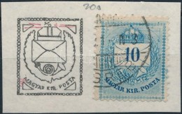 O 1881 10kr Végigfutó Karcokkal és Vésésjavítással (Visnya... - Other & Unclassified