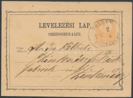 1874 Díjjegyes LevezÅ‘lap 'MOSONY WIESELBURG' - Sonstige & Ohne Zuordnung