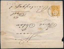 1872 2kr Helyi Nyomtatványon 'PEST' (regiszter Hajtás / Folded) - Other & Unclassified