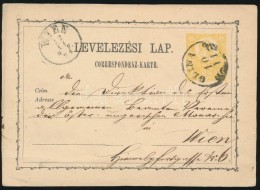 1871 2kr Díjjegyes LevelezÅ‘lap 'GLINA' - Other & Unclassified