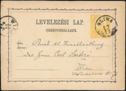 1871 2kr Díjjegyes LevelezÅ‘lap / PS-card 'GLINA' - 'WIEN' - Andere & Zonder Classificatie