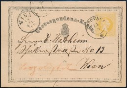 ~1870 Díjjegyes LevelezÅ‘lap 'POPOVACA' -'WIEN' - Andere & Zonder Classificatie