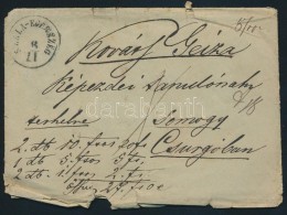 1869 Pénzes Levél / Insured Cover 'SZALA-EGERSZEG' - Somogy Csurgó - Other & Unclassified