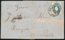 1863 15kr Levélen 'BAJA' - Sonstige & Ohne Zuordnung