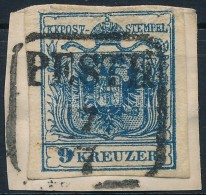 1850 9kr (lemezhibás ,,9') ,,PESTH' - Altri & Non Classificati