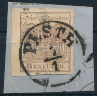 1850 6kr (lemezhibás ,,6') ,,PESTH' - Autres & Non Classés