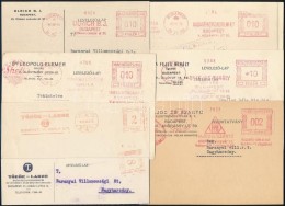 1931-1943 12 Klf Gépi Frankotyp Bélyegzés, üzleti LevelezÅ‘lapon - Altri & Non Classificati