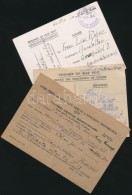 1946 6 Db Magyar és Angol Hadifogoly és Vöröskereszt  Tudósító... - Other & Unclassified