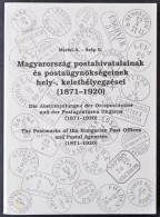 Márfai-Szép: Magyarország Postahivatalainak és Postaügynökségeinek... - Andere & Zonder Classificatie