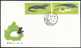 1983 Krokodilok FDC Mi 1871-1872 - Otros & Sin Clasificación