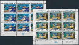 ** 1987 Europa CEPT: Modern építészet Kisív Sor Mi  2219-2220 - Sonstige & Ohne Zuordnung