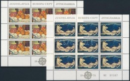 ** 1975 Europa CEPT: Festményekt Kisív Sor Mi 1598-1599 I - Sonstige & Ohne Zuordnung