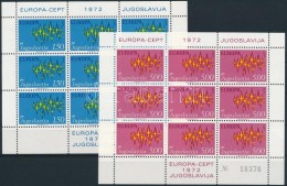 ** 1972 Europa CEPT Kisív Sor Mi 1457-1458 - Altri & Non Classificati