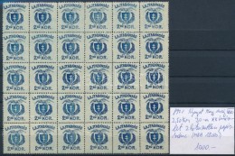 ** Nyugat-Magyarország VII. 1921 2,50 K 30-as ívrészlet (két... - Other & Unclassified