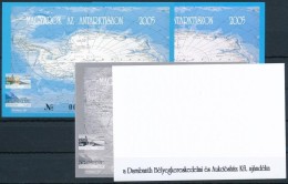 ** 2005/6 Magyarok Az Antarktiszon Emlékív Garnitúra Azonos Sorszámmal (20.000) - Autres & Non Classés