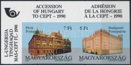 ** 1991 Magyarország Csatlakozása A CEPT-hez Vágott ívsarki Pár (5.000) - Autres & Non Classés