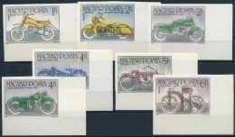 ** 1985 100 éves A Motorkerékpár Vágott ívsarki Sor (3.400) - Autres & Non Classés