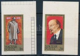 ** 1970 Lenin (II.) Vágott ívsarki Sor (apró Gumihibák / Small Gum Disturbances) - Altri & Non Classificati