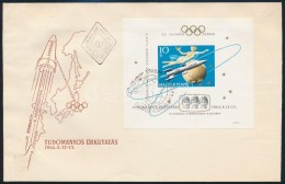 1964 Tudományos Å±rkutatás Vágott Blokk FDC-n - Other & Unclassified