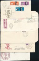 1960-1961 5 Klf FDC, Közte 2 Db ElÅ‘lap Vágott Bélyegekkel - Autres & Non Classés