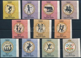** 1960 Olimpia (III.) Vágott ívszéli Sor (4.000) - Andere & Zonder Classificatie