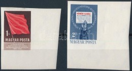 ** 1958 Kommunisták Magyarországi Pártja (I.)  Vágott ívsarki Sor (4.000) - Autres & Non Classés