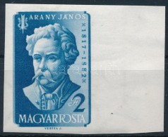 ** 1957 Arany János Vágott ívszéli Bélyeg (5.000) - Altri & Non Classificati