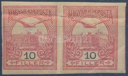 * 1900 Turul 10f Vágott Pár (80.000) (törött, Sérült/ Folded, Demaged) - Autres & Non Classés