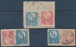 1871 Réznyomat 5kr + 10kr 3 Kivágáson - Andere & Zonder Classificatie