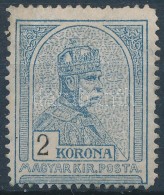 ** 1913 Turul 2K FekvÅ‘ Vízjellel (52.000)(szakadás, Fog- és Sarokhibák/ Tear, Perf.... - Andere & Zonder Classificatie