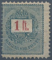 * 1888 Sztereotip Bélyeg 1 Ft 11 1/2 Fogazással (75.000) Friss Darab! - Other & Unclassified