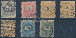 O 1899 7 Db Bélyeg 11 1/2  Fogazással (122.000) Vegyes MinÅ‘ség/ Mixed Quality - Altri & Non Classificati