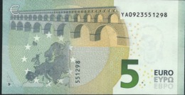 € 5 GREECE  Y001 A4  DRAGHI  UNC - 5 Euro