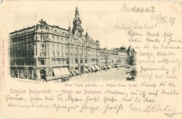 T2/T3 1897 (Vorläufer!) Budapest VII. New York Palota (EK) - Sin Clasificación