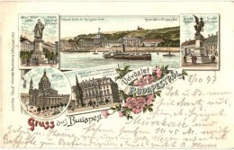 T2 1897 (Vorläufer!) Budapest, Császár és Szent Lukács FürdÅ‘k, József... - Sin Clasificación
