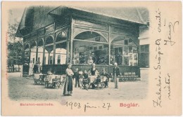 T2 1903 Balatonboglár, Boglár; Balaton Szálloda Kerttel. Hartmann Henrik Kiadása;... - Non Classés