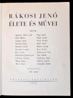 Rákosi JenÅ‘ élete és MÅ±vei. Szerk.: Süle Antal. Bp., 1930, FÅ‘városi... - Non Classés