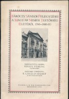 Krudy Ferenc - K.László József: Báróczy Sándor Feljegyzései A... - Non Classés