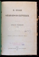 Knauz Nándor: II. Endre Szabadságlevelei. Értekezések A Történelmi... - Non Classés