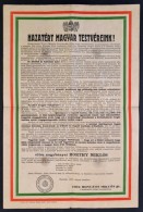1941 Hazatért Magyar Testvéreink. Horthy Miklós Kormányzó... - Other & Unclassified