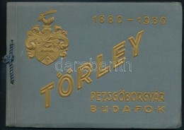1930 Törley PezsgÅ‘borgyár Budafok. 1880-1930 Képes Reklámnyomtatvány. 60p.... - Sin Clasificación
