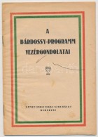 Cca 1941 A Bárdossy-programm Vezérgondolatai. Bp., Nemzetpolitikai Szolgálat, Stádium... - Non Classés