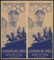 1936 A Berlini Olimpia Játékok Négy Oldalas Nyomtatványa.  / Berlin Olympic Games... - Sin Clasificación